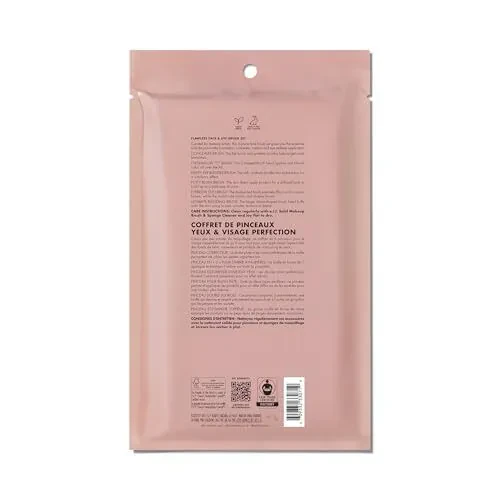 e.l.f. Flawless Face Kit, 6-Piece Brush Collection, Brushes For Face, Eyes & Brows, Vegan & Cruelty-Free - 6