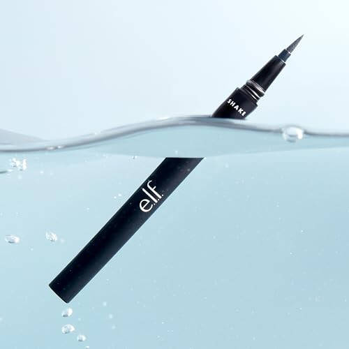 e.l.f. H2O Proof Eyeliner Pen, Felt Tip, Waterproof, Long-Lasting, High-Pigmented Liner For Bold Looks, Vegan & Cruelty-Free, Jet Black. - 3