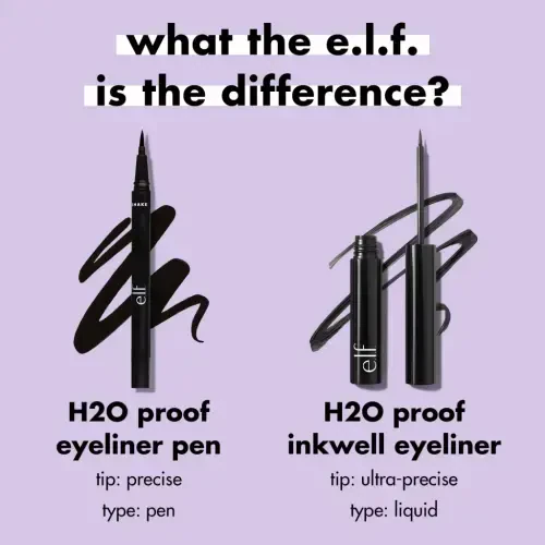 e.l.f. H2O Proof Inkwell Eyeliner, Caffeinated, 0.11 fl oz - 7