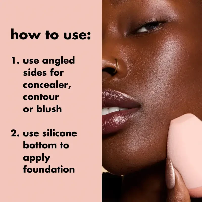 e.l.f. Halo Glow Angled Silicone Face Sponge - 3