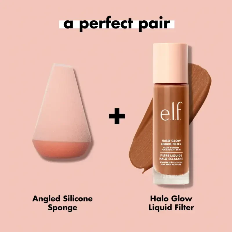 e.l.f. Halo Glow Angled Silicone Face Sponge - 4