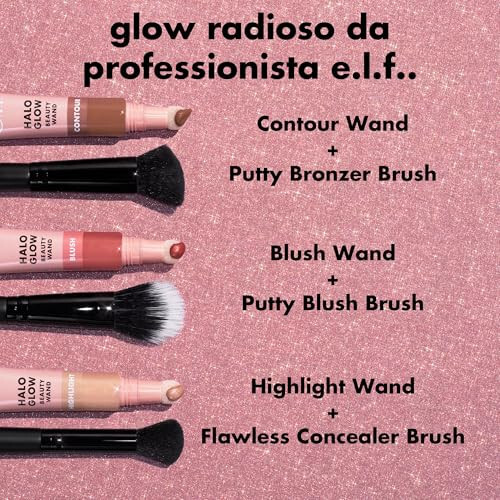 e.l.f. Halo Glow Blush Beauty Wand, sıvı allık, ışıldayan ve allı yanaklar için. Skualan içerir, vegan ve hayvanlar üzerinde test edilmemiştir. - 7