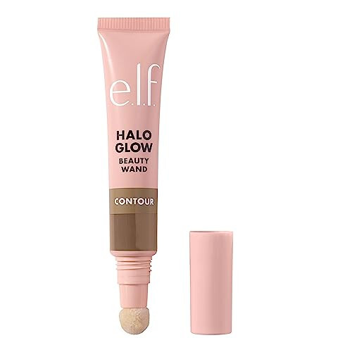 e.l.f. Halo Glow Contour Beauty Wand, Liquid Contour Wand For A Naturally Sculpted Look, Buildable Formula, Vegan & Cruelty-free, Fair/Light - 1