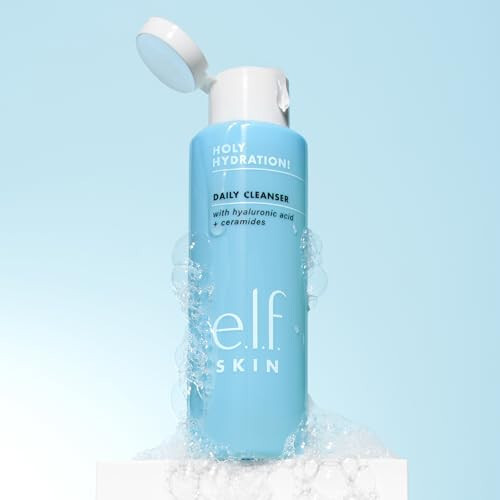 e.l.f. Holy Hydration! Günlük Temizleyici, Fazla Yağ, Kir ve Makyajı Temizlemek İçin Yüz Temizleyici, Hyaluronik Asit İçerir, Vegan ve Hayvanlar Üzerinde Denenmemiş. - 4