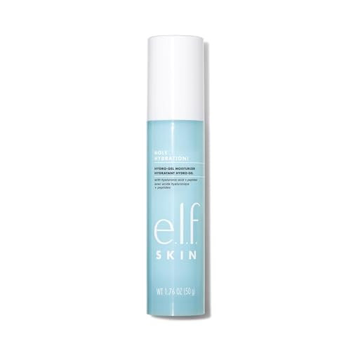 e.l.f. Holy Hydration! Hydro-Gel Moisturizer, Hydrates & Moisturizes Skin for a Plumped Up Complexion, Lightweight & Quick-Absorbing, White, 1.76 Oz - 1