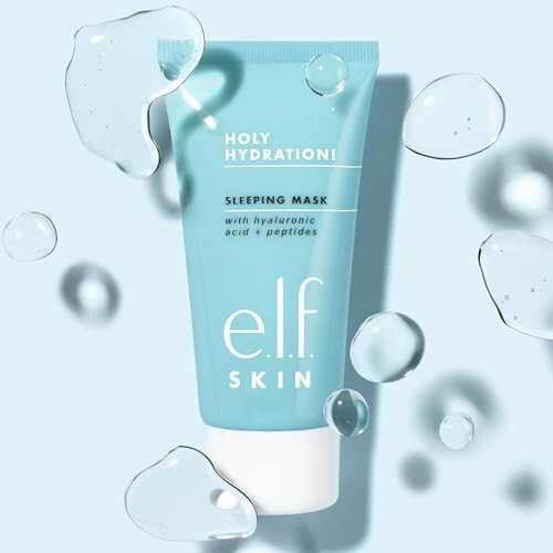 e.l.f. Holy Hydration! Sleep Mask, Ultra-Hydrating Dual-Use Face Mask, Replenishes & Nourishes Dry Skin for a Plumped Up Complexion, 2.7 Fl Oz (80mL) - 3