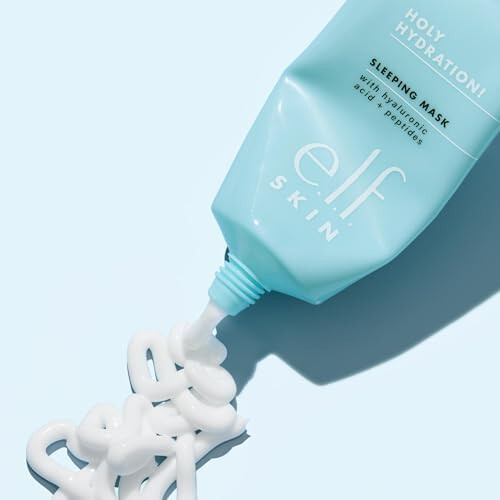 e.l.f. Holy Hydration! Sleep Mask, Ultra-Hydrating Dual-Use Face Mask, Replenishes & Nourishes Dry Skin for a Plumped Up Complexion, 2.7 Fl Oz (80mL) - 5