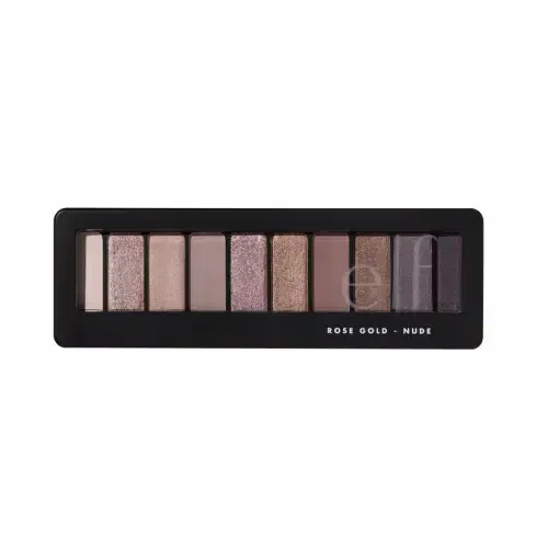 e.l.f. Perfect 10 Eyeshadow Palette, Nude Rose Gold-NUDEROSEGOLD - 3