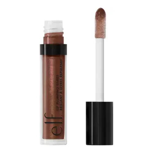 e.l.f. Lip Plumping Gloss, Chocolate Glaze, 0.10 fl oz - 1