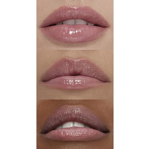 e.l.f. Lip Plumping Gloss, Hydrating, Nourishing, Invigorating, High-Shine, Plumps, Volumizes, Cools, Soothes, Sparkling Rosé, Shimmer, 0.09 Oz - 4