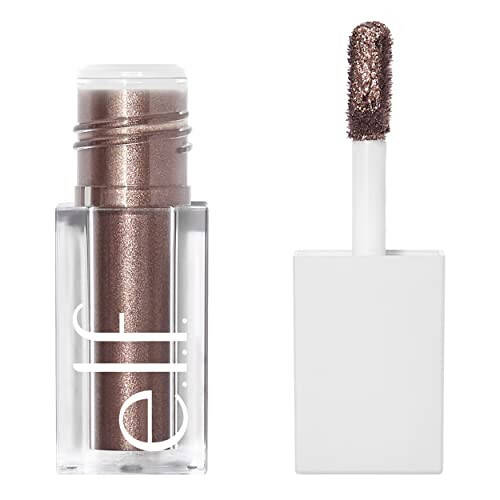 E.L.F. Liquid Metallic Eyeshadow, Quick-Drying, Long-Lasting, Gel-Based Formula For One-Swipe Pigmented Coverage, Vegan & Cruelty-Free, Galaxy - 1