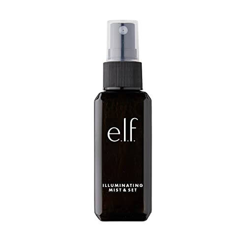 e.l.f. Lumious Mist & Set, Makyajınızın Kalıcı ve Işıltılı Bir Bitiş İçin Sabitleme Spreyi, A, C ve E Vitaminleri İle Zenginleştirilmiş, Küçük Boy, 2 Fl Oz - 1