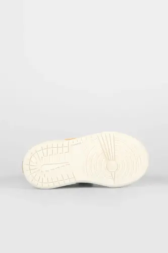 Elf Model Light Up Baby and Kids Linen Beige Sneakers - 7