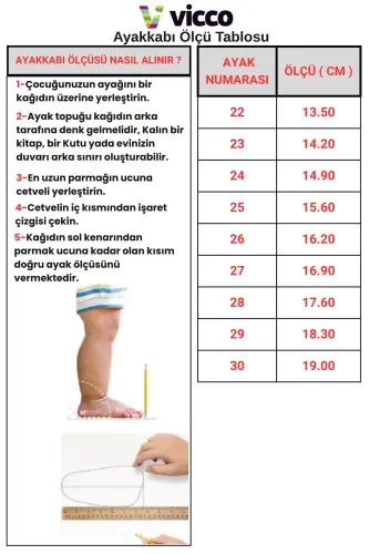 Elf Modelli Yorug‘likli Qizcha va Bolalar uchun Zig‘ir Bej Sport Poyafzallari - 8