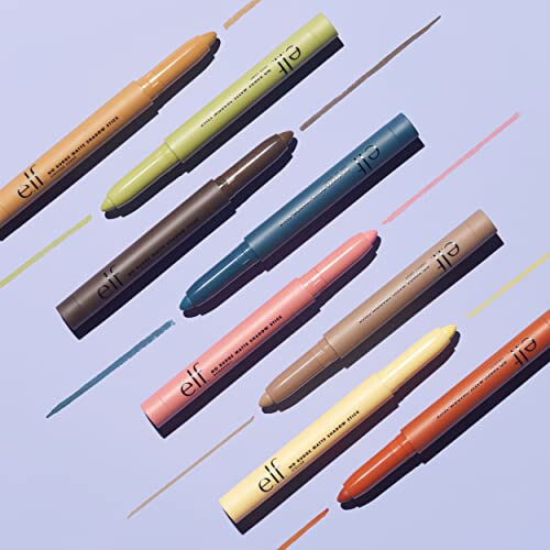 e.l.f. No Budge Shadow Stick, Longwear, Smudge-Proof Eyeshadow, Twist-up Design & Built-in Sharpener, Vegan & Cruelty-Free, Magnetic Pull, 0.05 oz - 6