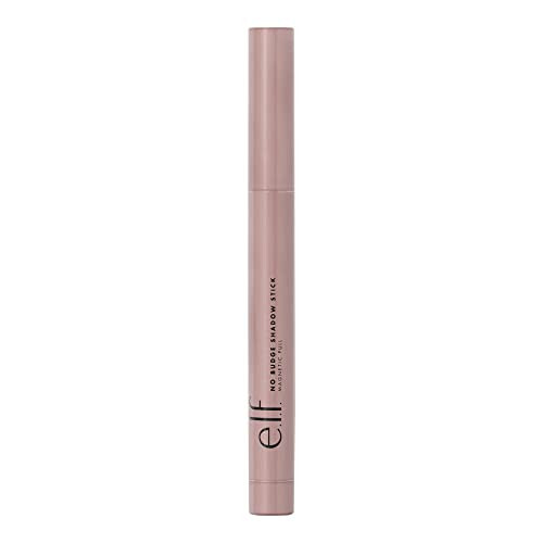 e.l.f. No Budge Shadow Stick, стойкий, водостойкий тени для век, вращающийся дизайн и встроенная точилка, веганский и не тестированный на животных, магнитное притяжение, 0,05 унции - 1