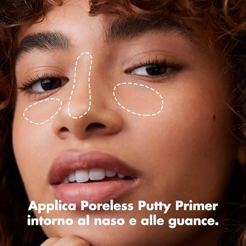 e.l.f. Poreless Putty Primer, Silky, Skin-Perfecting, Lightweight, Long Lasting, Smooths, Hydrates, Minimizes Pores, Flawless Base & Finish, All-Day Wear, Ideal for All Skin Types, 0.74 Fl Oz - 3