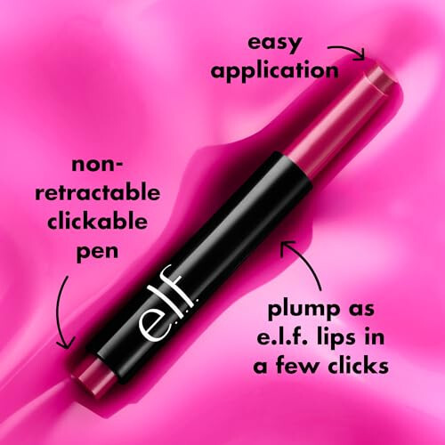 e.l.f. Pout Clout Lip Plumping Pen, Nourishing Lip Balm For Sheer Color & Shine, Plumps & Moisturizes, Vegan & Cruelty-Free, Pinky Out - 7