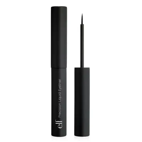 e.l.f. Precision Liquid Eyeliner, Black, 0.13 fl oz- - 1