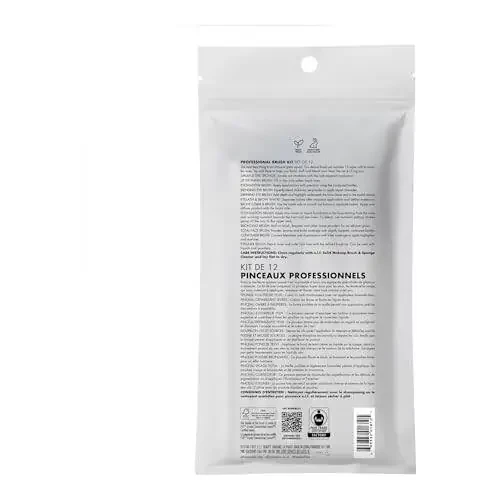 e.l.f. Профессиональные веганские инструменты для макияжа, для экспертного смешивания, контурирования и выделения, набор из 12 штук - 6