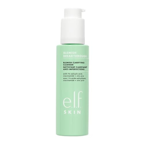 e.l.f. SKIN Blemish Breakthrough Clarifying Cleanser, Gel Cleanser For Removing Makeup, Controlling Oil & Clarifying Pores, 1% Salicylic Acid - 3