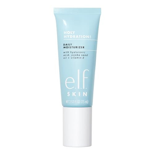 e.l.f. SKIN Daily Hydration Moisturizer, Ultra-Hydrating Formula, Infused with Aloe, Jojoba Oil & Shea Butter, Vegan & Cruelty-Free, 2.53 Fl Oz - 1