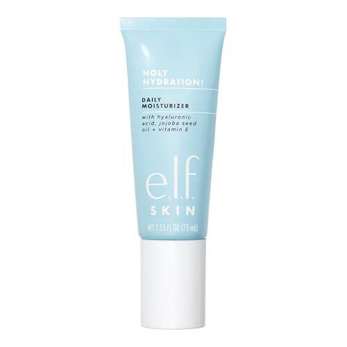 e.l.f. SKIN Daily Hydration Moisturizer, Ultra-Hydrating Formula, Infused with Aloe, Jojoba Oil & Shea Butter, Vegan & Cruelty-Free, 2.53 Fl Oz - 1