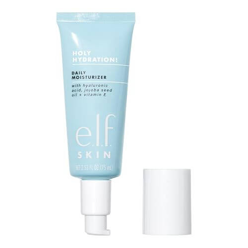 e.l.f. SKIN Daily Hydration Moisturizer, Ultra-Hydrating Formula, Infused with Aloe, Jojoba Oil & Shea Butter, Vegan & Cruelty-Free, 2.53 Fl Oz - 2