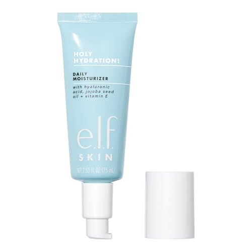 e.l.f. SKIN Günlük Nemlendirici, Ultra Nemlendirici Formül, Aloe, Jojoba Yağı ve Shea Yağıyla Zenleştirilmiş, Vegan ve Zulüm İçermeyen, 75 ml - 2