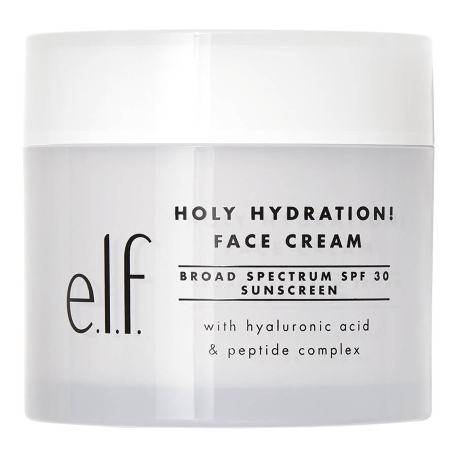 e.l.f. SKIN Holy Hydration! Face Cream Broad Spectrum SPF 30 Sunscreen, 1.76oz - 1