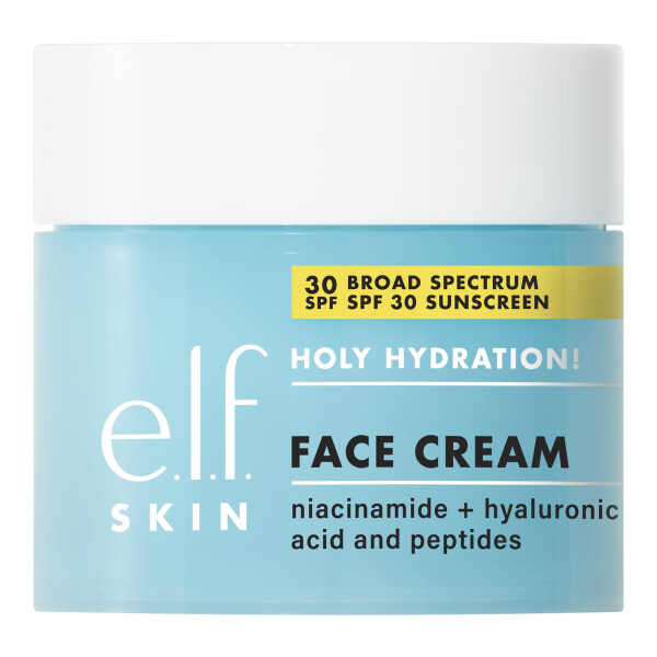 e.l.f. SKIN Holy Hydration! Face Cream Broad Spectrum SPF 30 Sunscreen, 1.76oz - 2