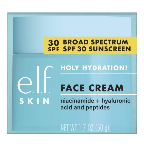 e.l.f. SKIN Holy Hydration! Face Cream Broad Spectrum SPF 30 Sunscreen, 1.76oz - 5