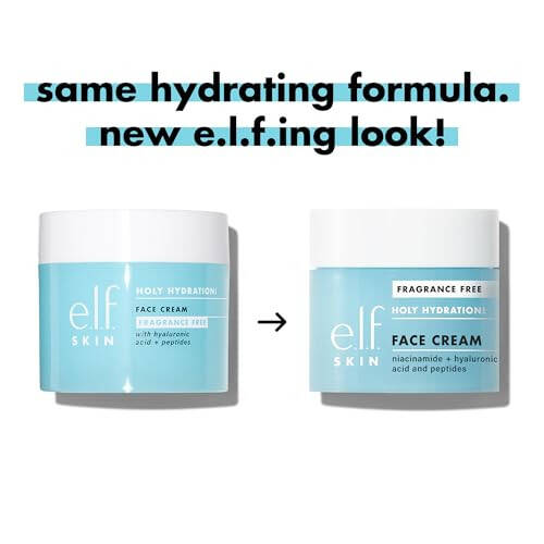 e.l.f. SKIN Holy Hydration! Face Cream, Fragrance Free, Smooth, Non-Greasy, Lightweight, Nourishing, Moisturizes, Softens, Absorbs Quickly, Suitable For All Skin Types - 4