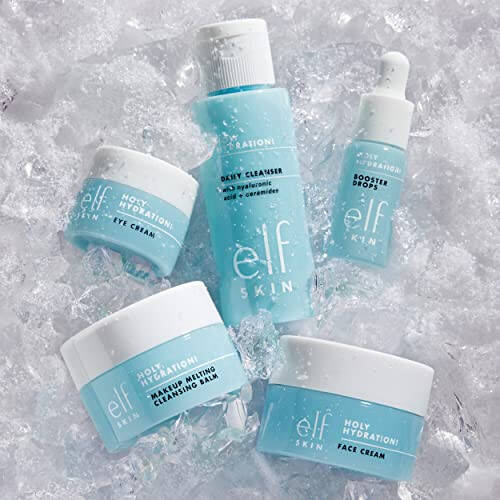 e.l.f. SKIN Hydrated Ever After Skincare Mini Kit, Cleanser, Makeup Remover, Moisturiser & Eye Cream For Hydrating Skin, Airplane-Friendly Sizes - 7