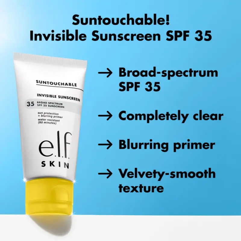e.l.f. SKIN Солнцезащитный крем Suntouchable Invisible SPF 35 - 7