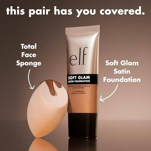 e.l.f. Soft Glam Foundation, Medium Coverage, Long-Lasting & Buildable Foundation For A Smooth, Satin Finish, Vegan & Cruelty-Free, 25 Light Neutral - 4