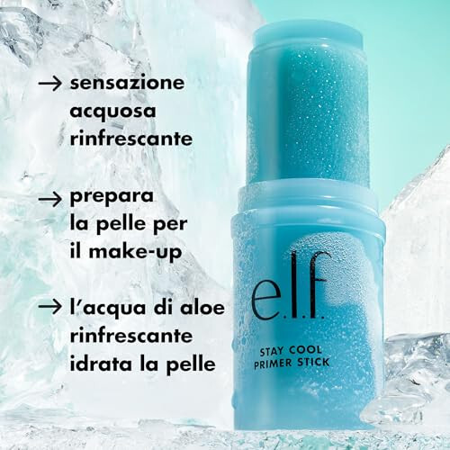 e.l.f. Stay Cool Primer Stick, Hydrating Gel Primer Preps Skin For Makeup, Imparts A Cooling Feel, Infused With Aloe Water, Vegan & Cruelty-Free - 4