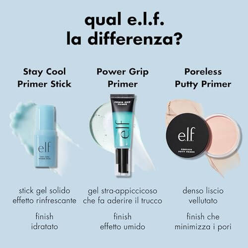 e.l.f. Stay Cool Primer Stick, namni tan badan tayyorlaydigan, geli praimer teri sovitadigan his beradi, aloe suv bilan quvvatlangan, vegan va shafqatsiz - 5