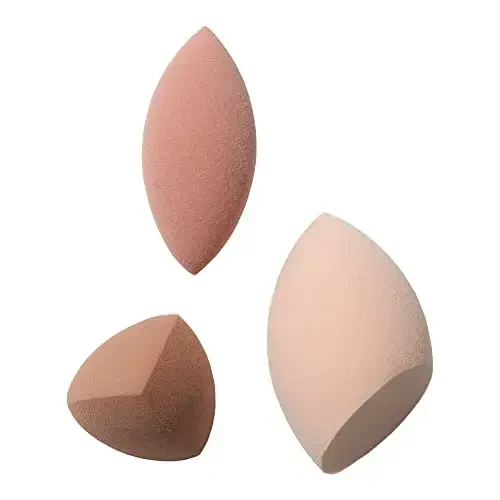 e.l.f. Total Sponge Set, Multi-use Makeup Sponge Set For Flawless Blending, Great For Powder Or Liquid Concealer & Foundation, Vegan & Cruelty-Free - 2