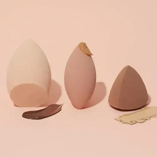 e.l.f. Total Sponge Set, Multi-use Makeup Sponge Set For Flawless Blending, Great For Powder Or Liquid Concealer & Foundation, Vegan & Cruelty-Free - 6