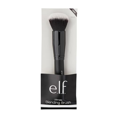 e.l.f. Ultimate Blending Brush, Fondöten, Bronzer va Rujni qo'llash va aralashtirish uchun gumbaz shaklidagi Makiyaj vositasi, Vegan, Hayvonlarga zarar bermaydigan cho'tkalardan tayyorlangan. - 3