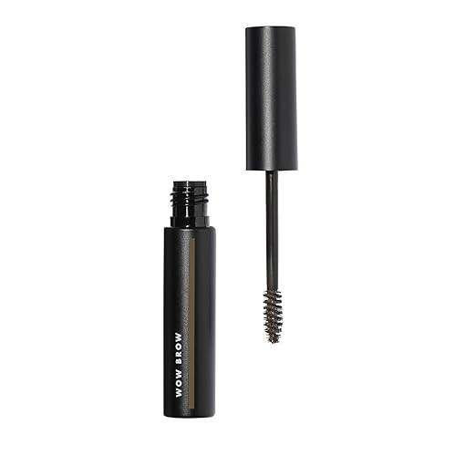 e.l.f. Wow Brow Gel, Volumizing, Buildable, Wax-Gel Hybrid, Creates Full, Voluminous-Looking Brows, Locks Brow Hairs In Place, Neutral Brown, Fiber-Infused, 0.12 Oz - 1