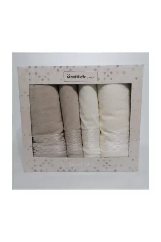 Elissa Best Set Hammam Set - Cream - Stone - NoColor-697e3b42 - 8