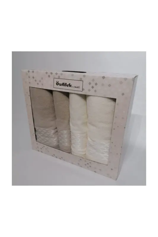 Elissa Best Set Hammom Takımı - Krem - Taş - 6