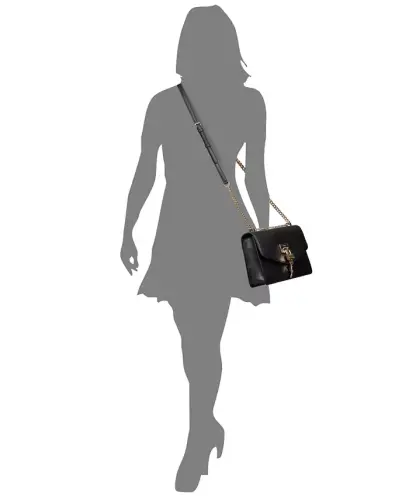 Elissa Shoulder Bag-Blk/gold - 5