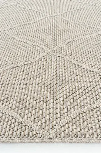 Elit 02 Bej Bukle Salon Gilami Zamonaviy Oshxona Gilami Geometrik Gilam Yo'lak Dekorativ Koridor Gilami-Bej 2 - 8