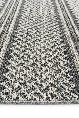 Elit 05 Kulrang Bukle Salon Gilami Etnik Oshxona Gilami To'quv Gilam Yo'lak Dekorativ Koridor Gilami Sss-Kulrang 4 - 8