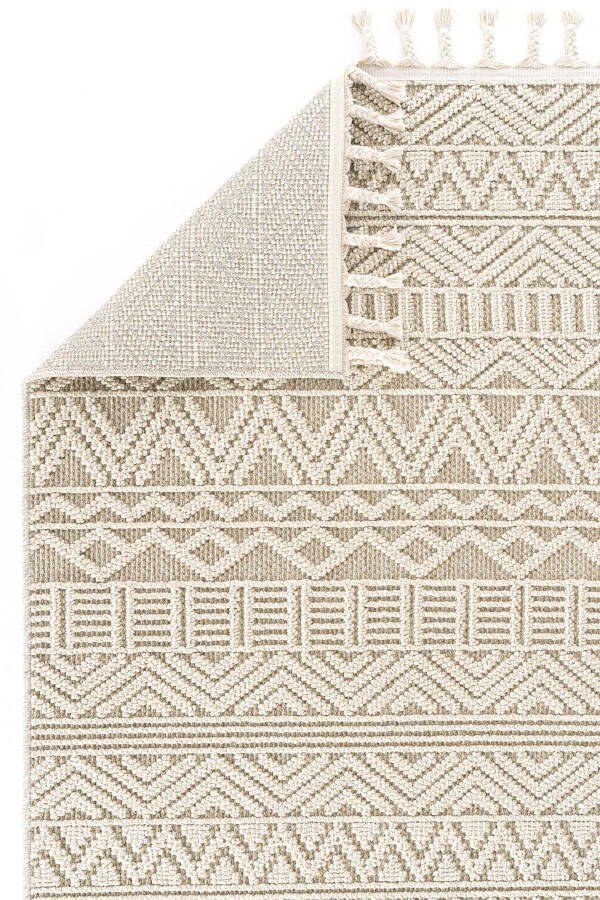 Elit 14 Beige Living Room Carpet Boucle Scandinavian Rug Runner Ethnic Kitchen Carpet Decorative Corridor Carpet - 30