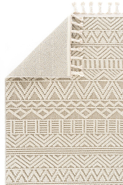 Elit 14 Beige Living Room Carpet Boucle Scandinavian Rug Runner Ethnic Kitchen Carpet Decorative Corridor Carpet - 22