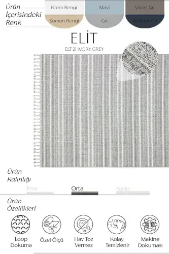 Elit 21 Ivory Gri Bukle Salon Gilami Etnik Oshxona Gilami To'quv Yo'lak Dekorativ Koridor Gilami Sss-Kulrang 8 - MODAZONE (1)